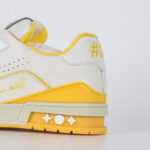 Giày Louis Vuitton LV Trainer White Yellow Script Best Quality