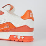 Giày Louis Vuitton Signature #54 Trainer Orange White Best Quality