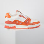 Giày Louis Vuitton Signature #54 Trainer Orange White Best Quality