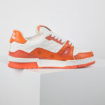 Giày Louis Vuitton Signature #54 Trainer Orange White Best Quality