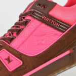 Giày Louis Vuitton LV Trainer Pink Brown Best Quality