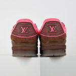 Giày Louis Vuitton LV Trainer Pink Brown Best Quality