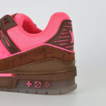 Giày Louis Vuitton LV Trainer Pink Brown Best Quality