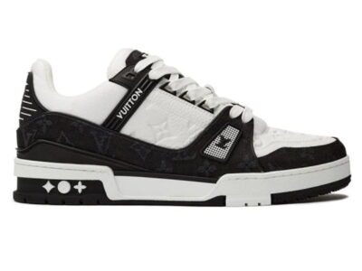 Giày Louis Vuitton Trainer White Black Like Auth