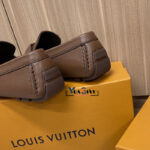 Giày lười Louis Vuitton Monte Carlo Moccassin màu nâu Like Auth