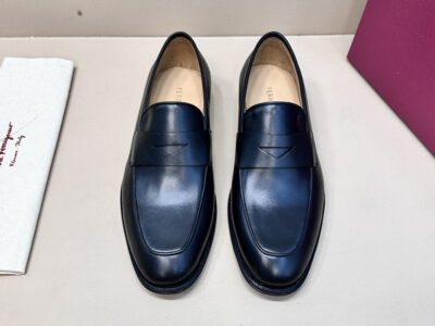 Giày loafer Salvatore Ferragamo tag ẩn da lì Like Auth