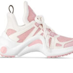 Giày Lv Archlight Sneaker Rose Clair Pink Like Auth