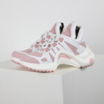 Giày Lv Archlight Sneaker Rose Clair Pink Like Auth