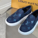 Giày Slip On Louis Vuitton Beverly Hills hoa Monogram Like Auth