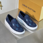 Giày Slip On Louis Vuitton Beverly Hills hoa Monogram Like Auth